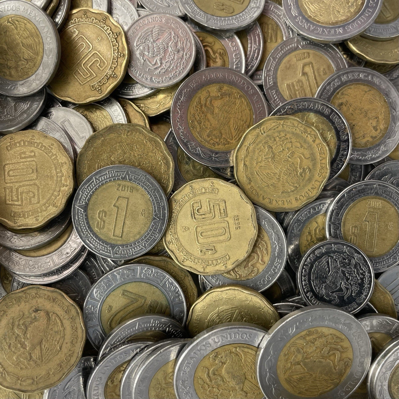 Münzen Sammlung Mexiko ab 1992 Lot Konvolut Amerika