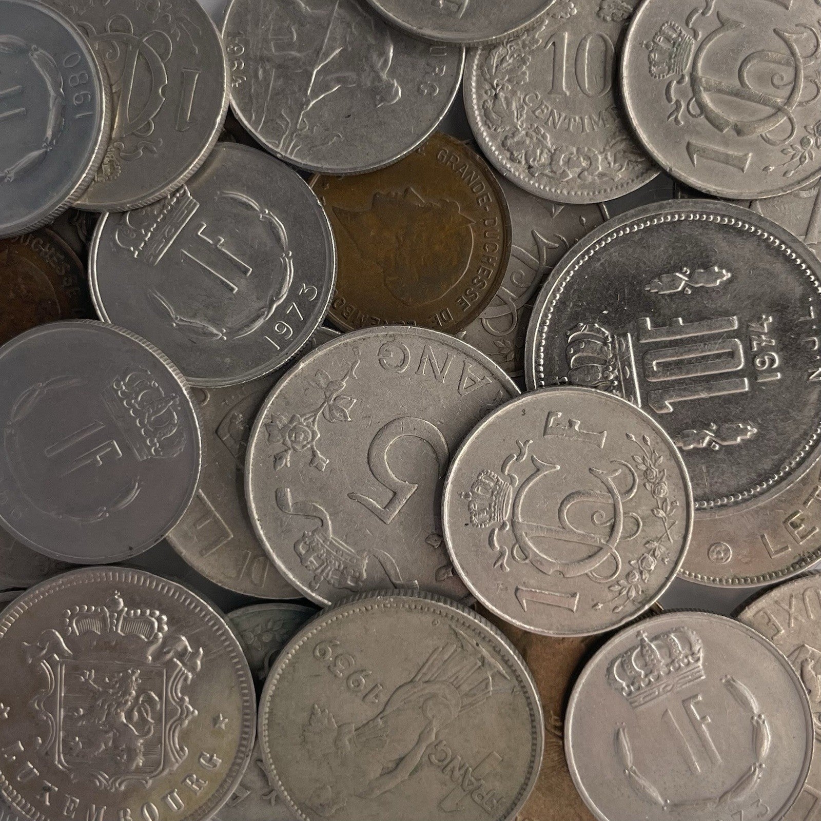 Münzen Sammlung Luxemburg Lot Konvolut Europa alt
