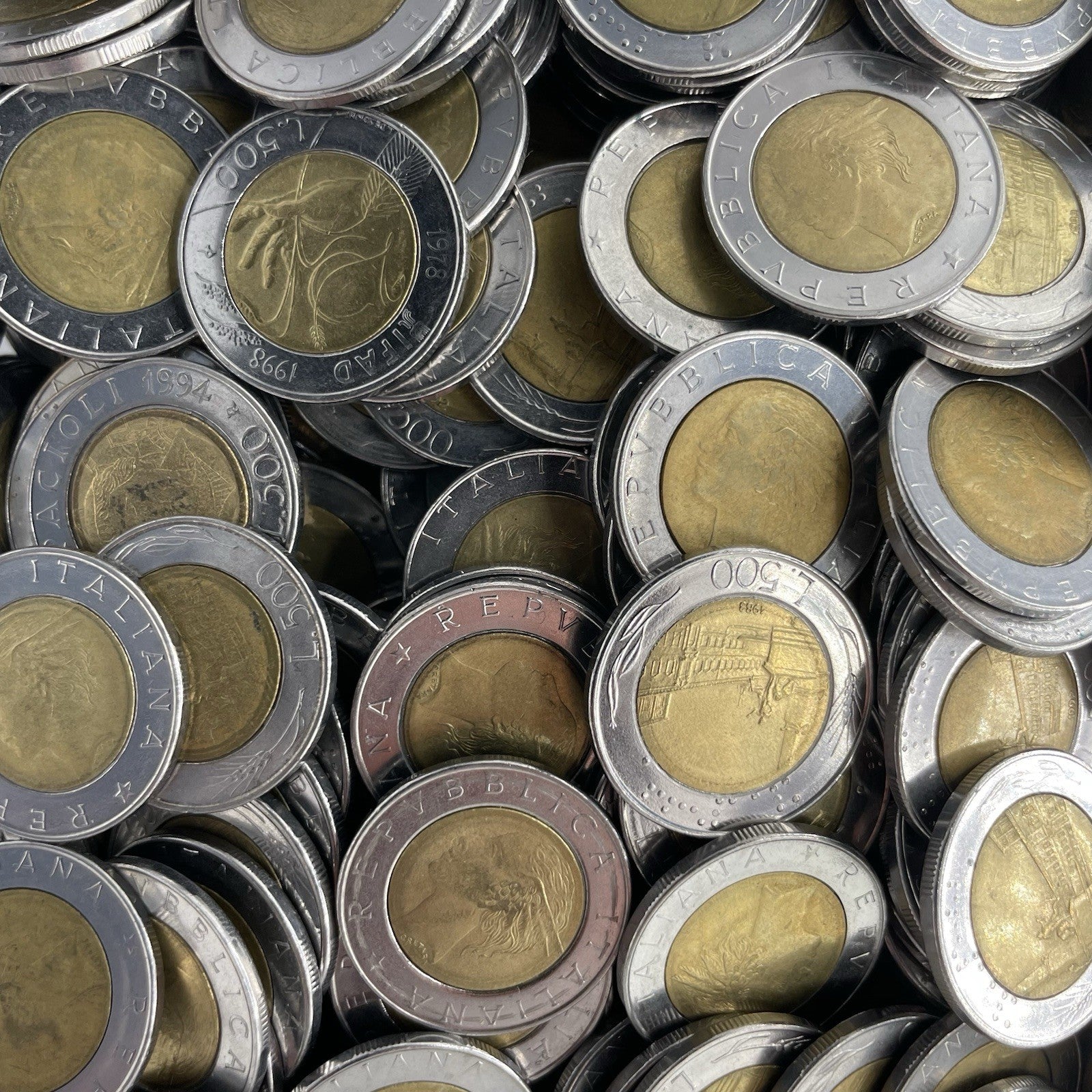 Münzen Sammlung Italien 500 Lire Lot Konvolut Europa alt