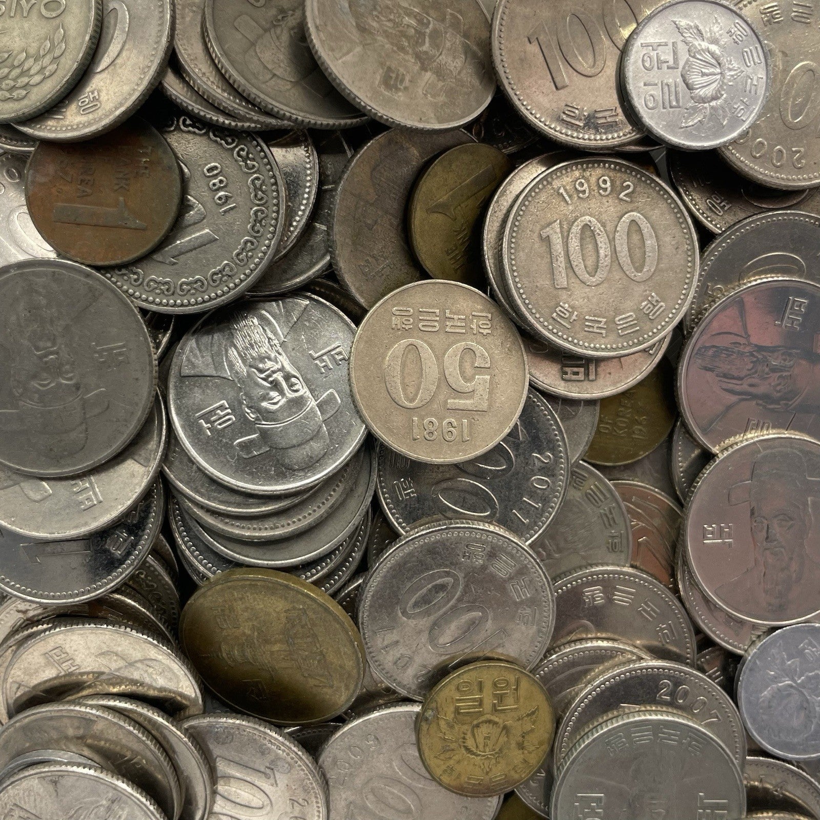 Münzen Sammlung Südkorea Lot Konvolut Asien