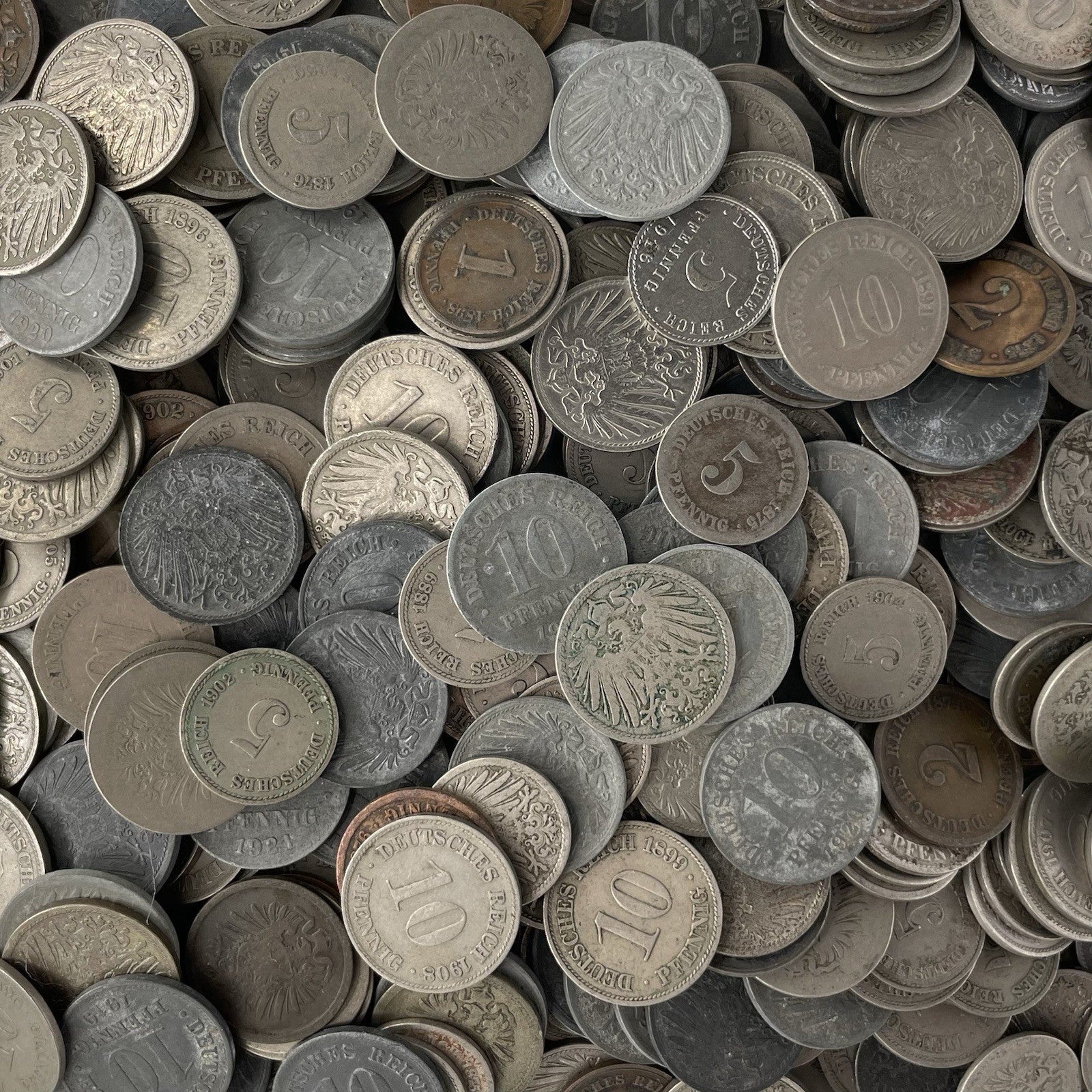 Münzen Sammlung Deutsches Kaiserreich 1871-1922 Konvolut Lot Deutschland alt