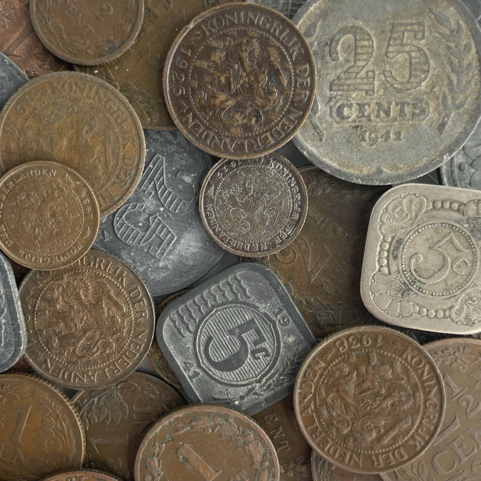 Münzen Sammlung Niederlande alt Lot Konvolut Europa