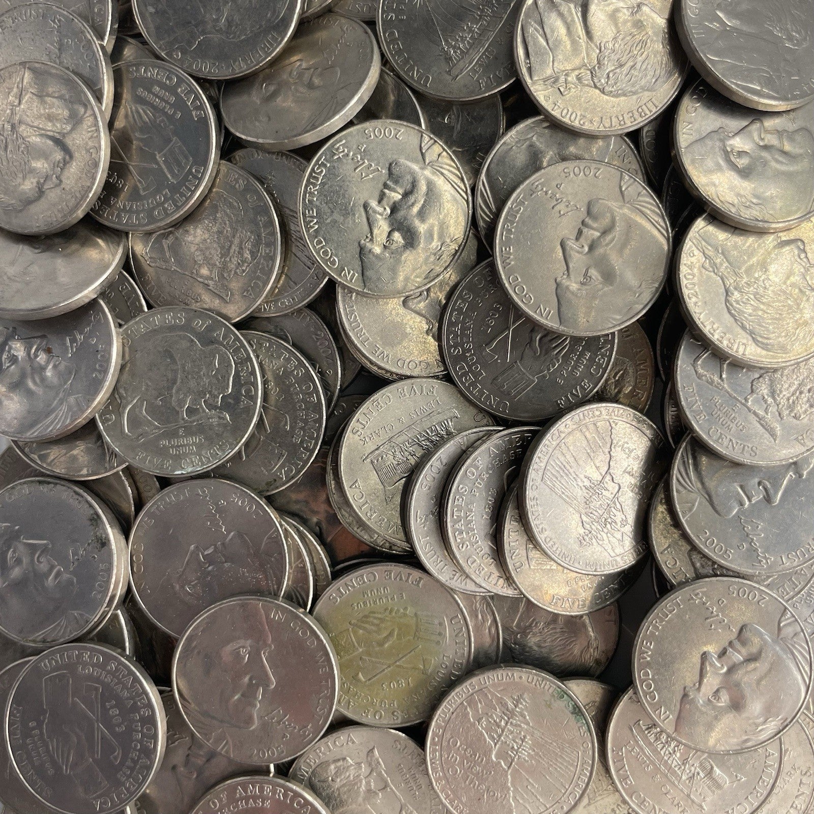 Münzen Sammlung USA Nickel Sondermotive 5 Cent Lot Konvolut Amerika