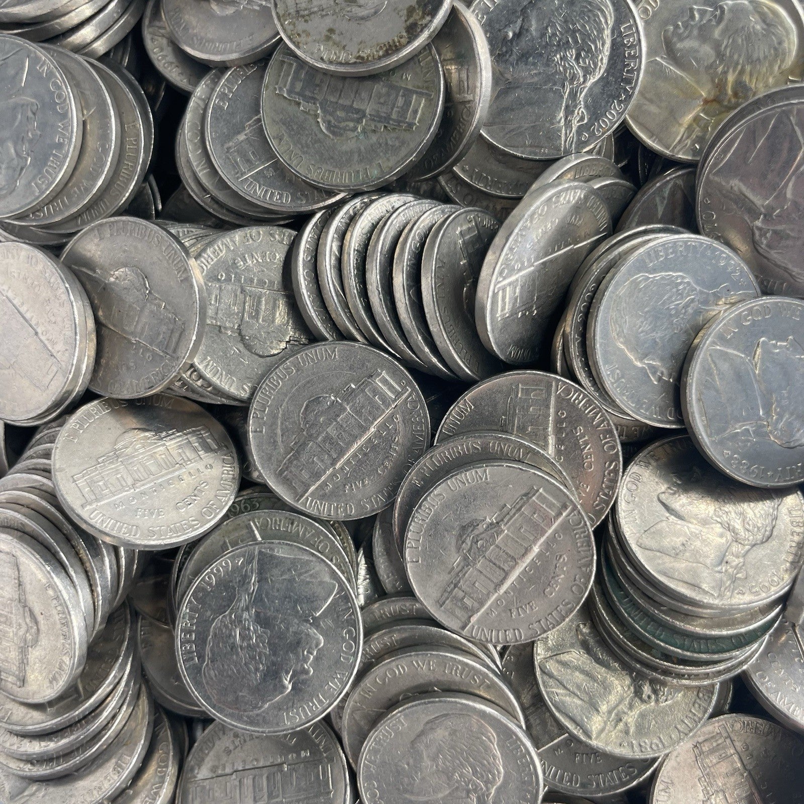 Münzen Sammlung USA 5 Cent Jefferson Nickel Lot Konvolut Amerika