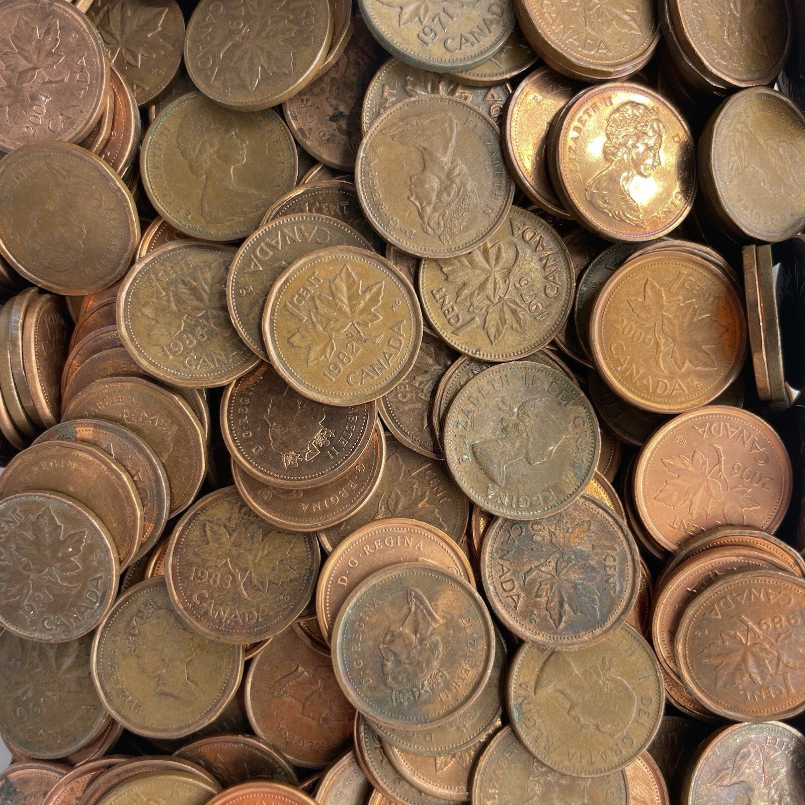 Münzen Sammlung Kanada 1 Cent Lot Konvolut Amerika